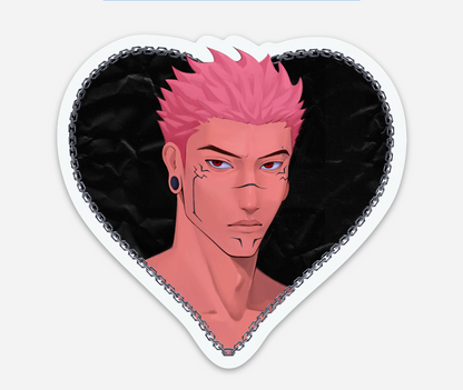 Sukuna Heart Sticker