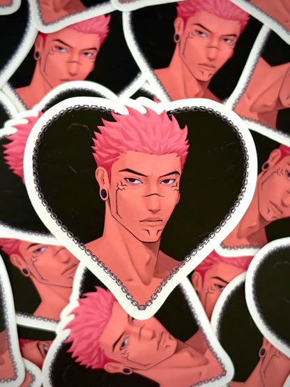 Sukuna Heart Sticker